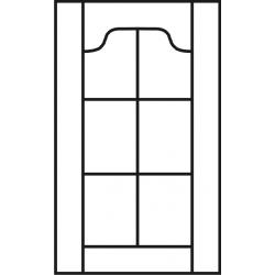 Hillsboro French Lite Cabinet Door (6 Lites)